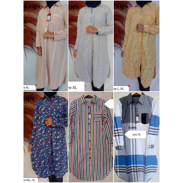 Long tunik 3 coins kode A