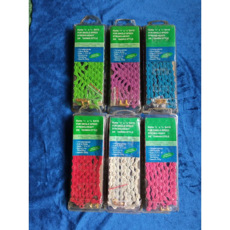 Rantai Warna Sepeda BMX Lowrider Cruiser Fixie