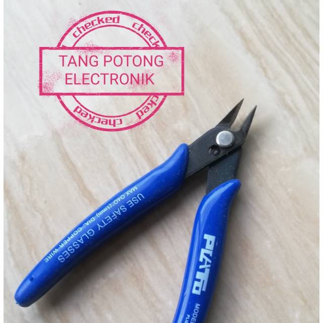 Tang potong elektronik Plato