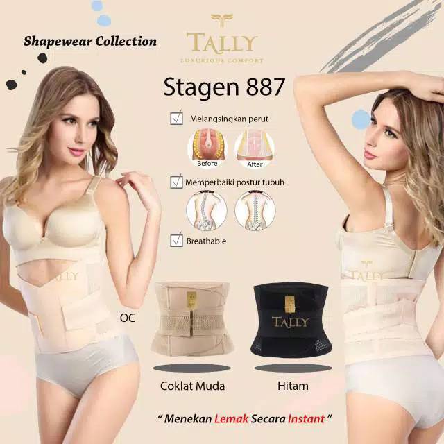 TALLY Stagen Korset Pelangsing perut St.887 Korset Pasca Melahirkan Original