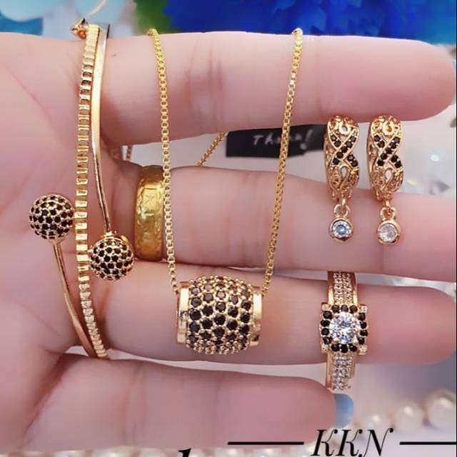 Xuping set perhiasan lapis emas 24k 2619