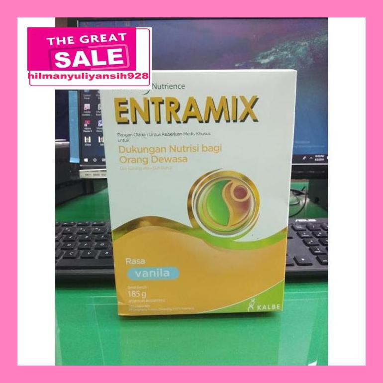 

02T4Dpsum Entramix Susu Rasa Vanilla 185Gram Kalbe S30Ytd50