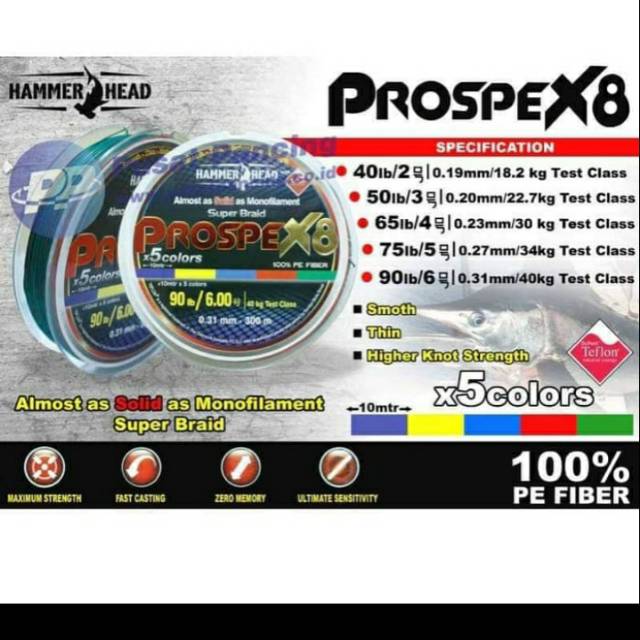 PE. HAMMER HEAD &quot;PROSPEX 8&quot; (Color MULTICOLOR)