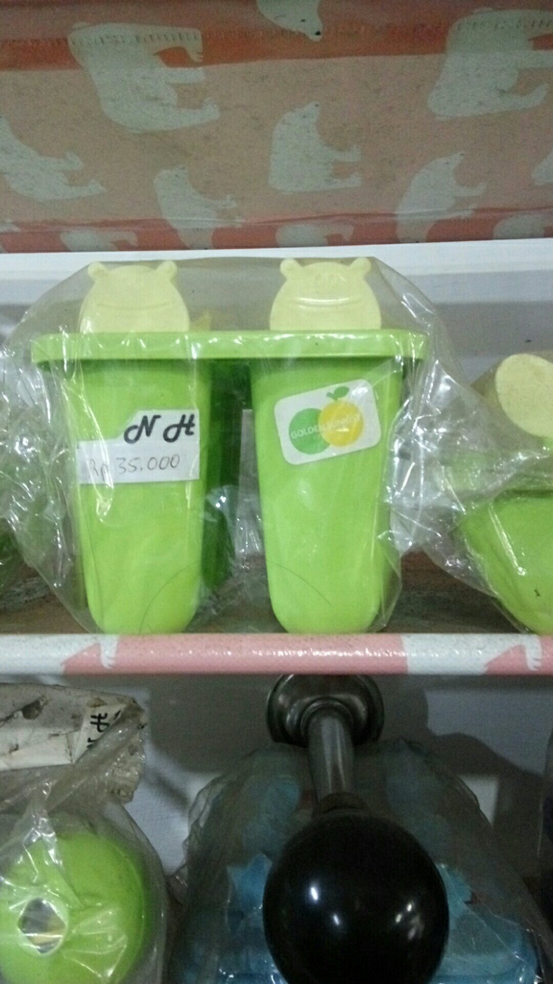 Cetakan Es Krim.gagang Karakter Animal Lucu