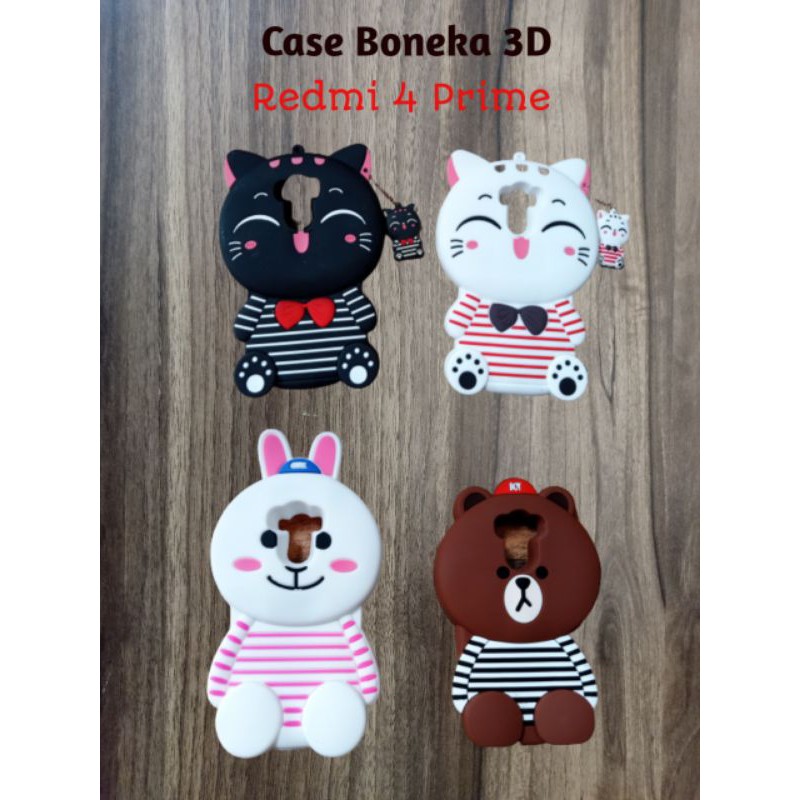 Case Boneka Xiaomi Redmi 4 Prime Boneka Karakter Disney Motif