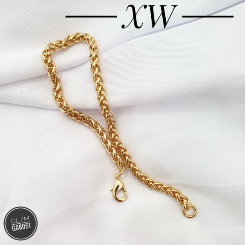 Gelang Xuping Rantai Lilit Gold G08051