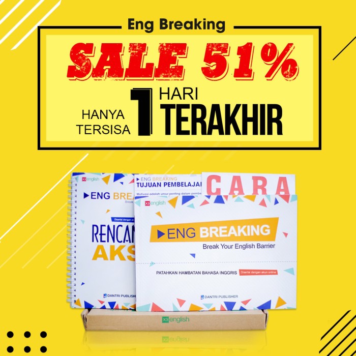 

❤BISA COD❤ ENG BREAKING - Kursus Belajar English Online dan Offline