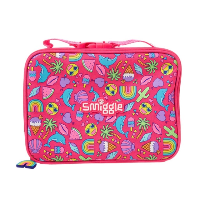 SMIGGLE Square Lunch Bag Pink