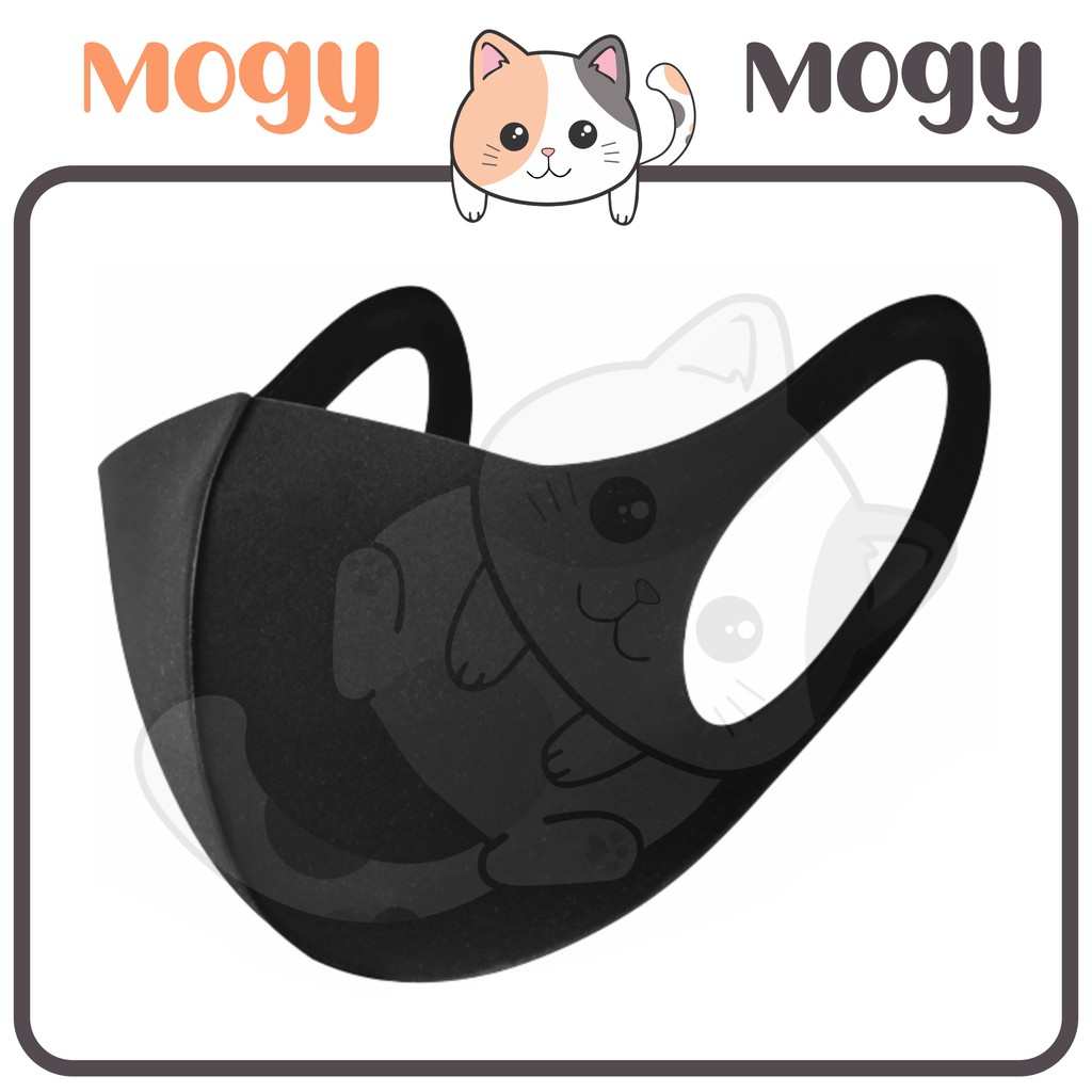 MOGYMOGY MS01 Masker Scuba Kain Dewasa Dan Anak Warna Polos Earloop