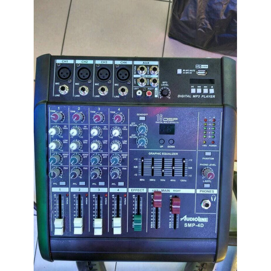 POWER MIXER AUDIO LINE SMP 4D