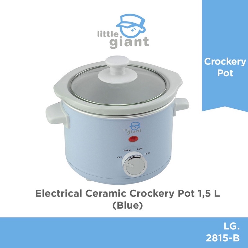 Little Giant Slow Cooker 1,5 L ceramic crockery Pot - Slow Cooker Mpasi LG2815