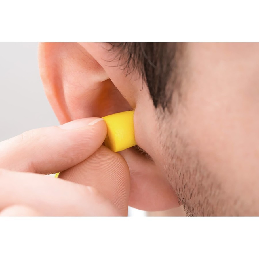 Pelindung Telinga 3M EARPLUG 3M Yellow Neon Uncorded Ear Plug - Orange