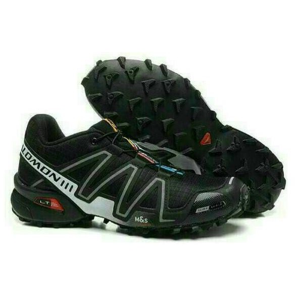 SEPATU GUNUNG / SEPATU OUTDOOR / SEPATU KETS SALOMON (HITAM)