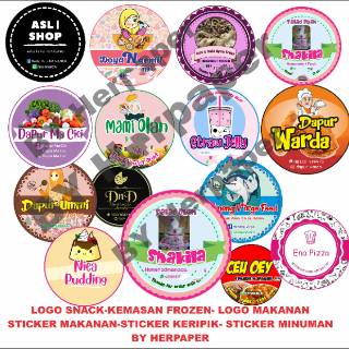  stiker  MAKANAN  LOGO MINUMAN STIKER  MAKANAN  STIKER  