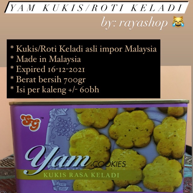 

Yam Kukis Roti Keladi Malaysia