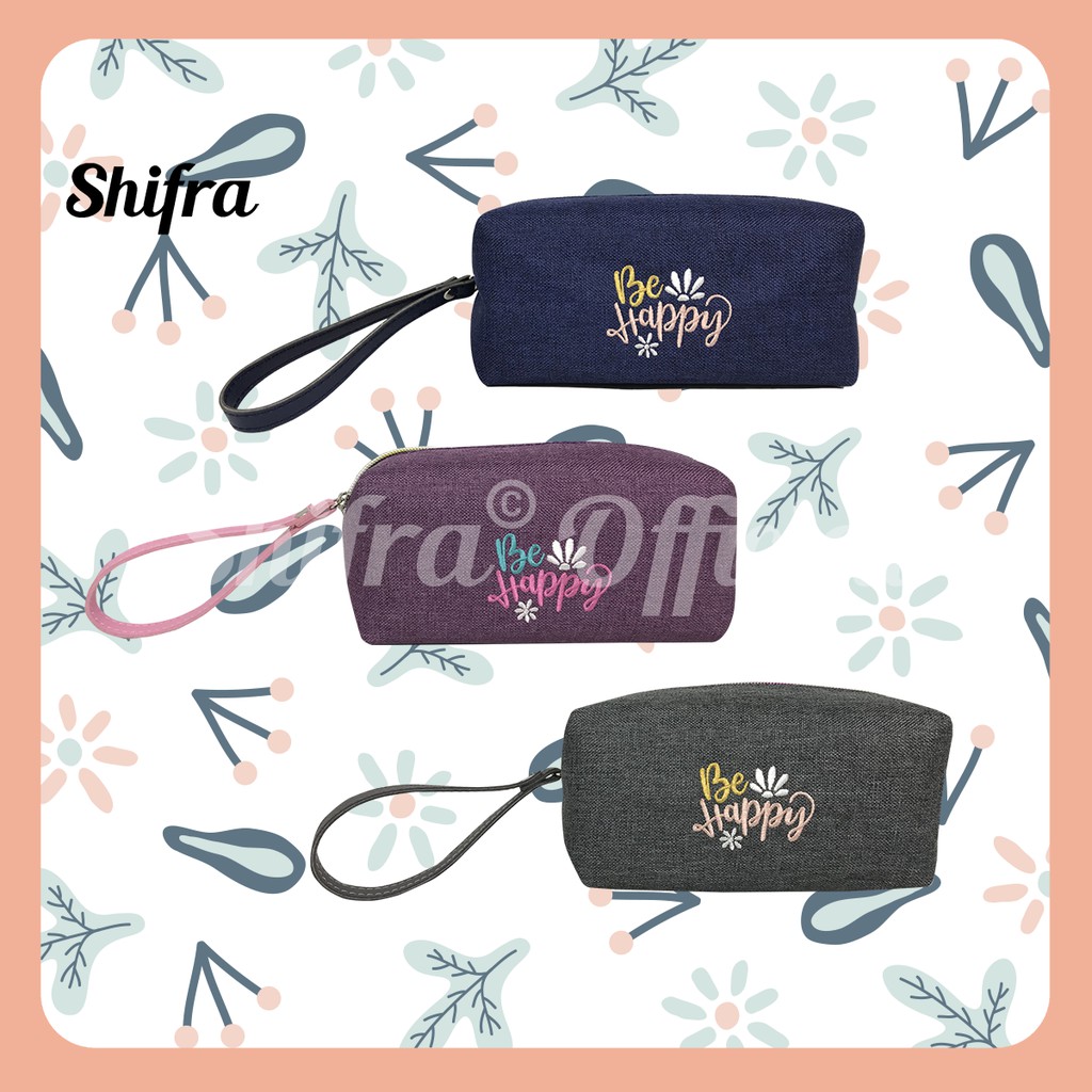 TEMPAT MASKER POUCH MASKER POUCH KOSMETIK WANITA QUOTE SHIFRA