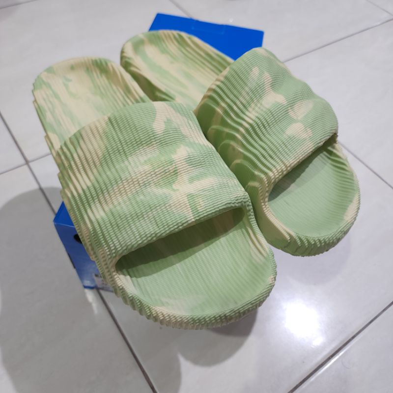 Adidas Adilette 22 Slides GY1597 Magic Lime St Desert Sand BNIB Sendal Original 100% 42 8