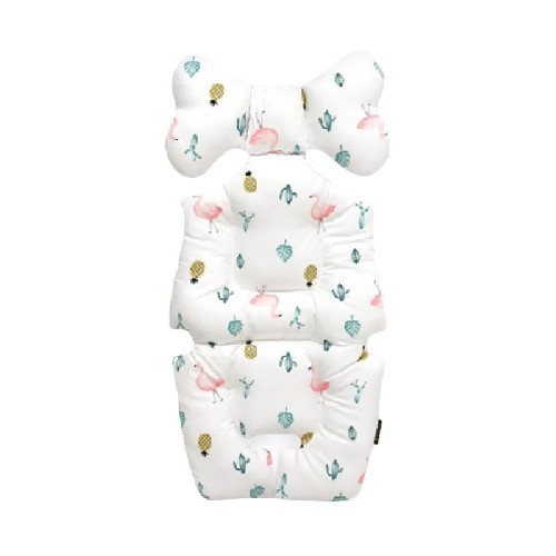 Borny Stroller Liner - Tropical Flamingo