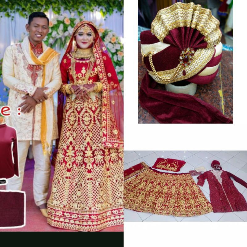 LEHENGA COUPLE JODHA AKBAR HINDIA//SHERWANI HINDIA//