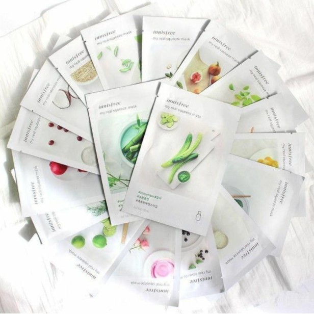 Innisfree Sheet Mask My Real Squeeze / Masker wajah innnisfree / Masker Muka / Masker Innisfree ORI