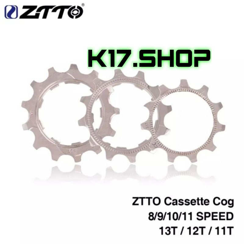 ZTTO aksesoris COG Gir Gear 11T 12T 13T Sprocket Casette 8 9 10 11 Speed - Sprocket Road MTB Shimano