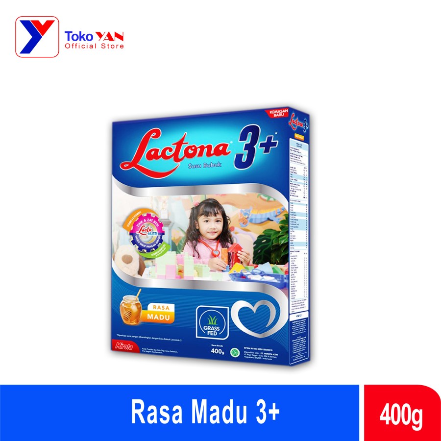 

Lactona Susu Bubuk 3+ Madu 400gr