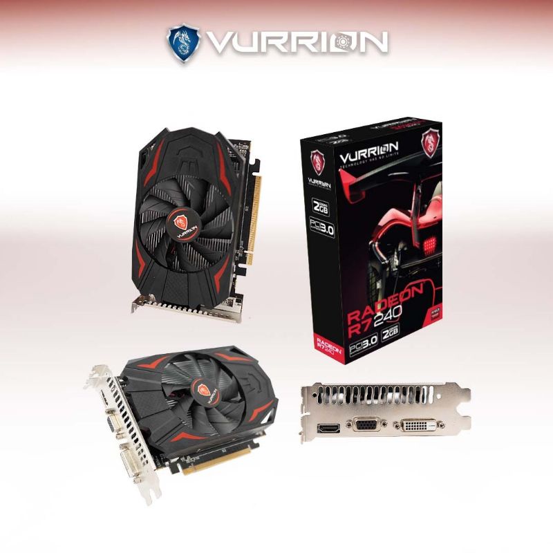 VGA AGS VURRION AMD RADEON R7 240 2GB DDR5 128bit REAL CAPACITY