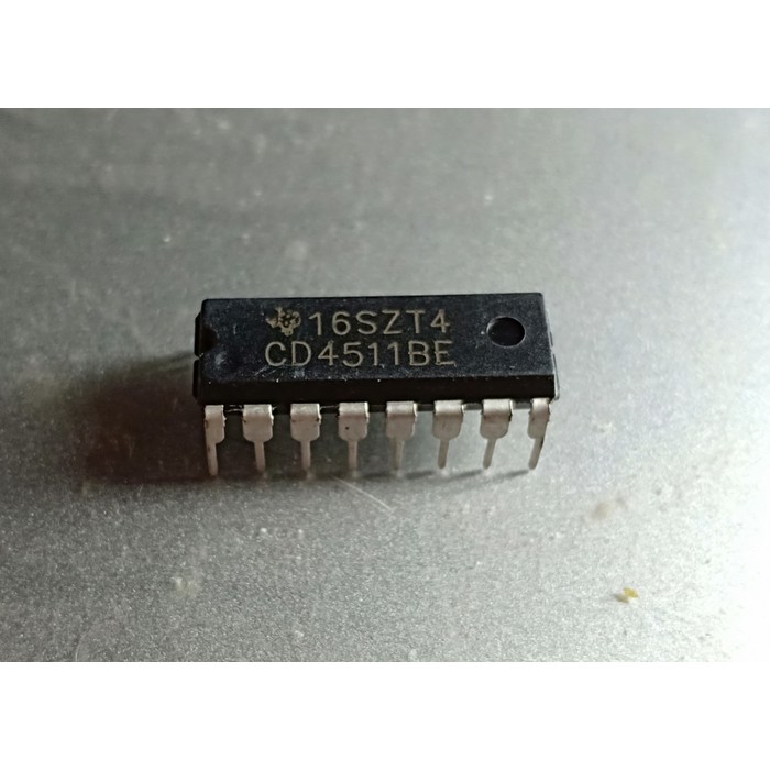 IC CD4511 BCD TO 7 SEGMENT DECODER DRIVER CD 4511