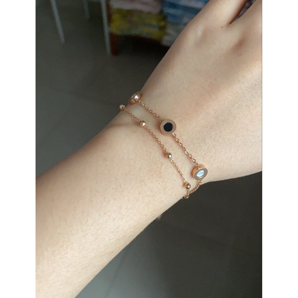 Gelang Cewek Stainless Titanium Import Korea Murah Cocok Hadiah GK093