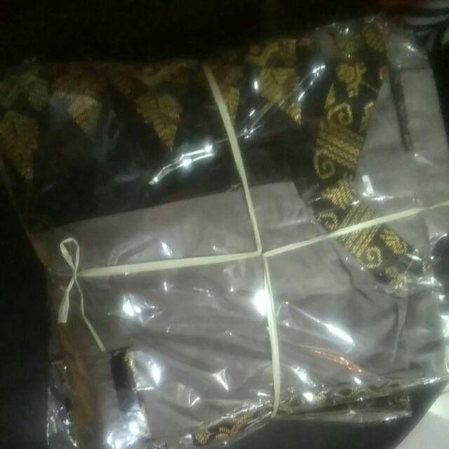 Kemeja Batik Lengan Panjang 021 Asifa Batik Hrb026 Hem Batik Murah Seno Sogan Bakung Padi Manggar K5