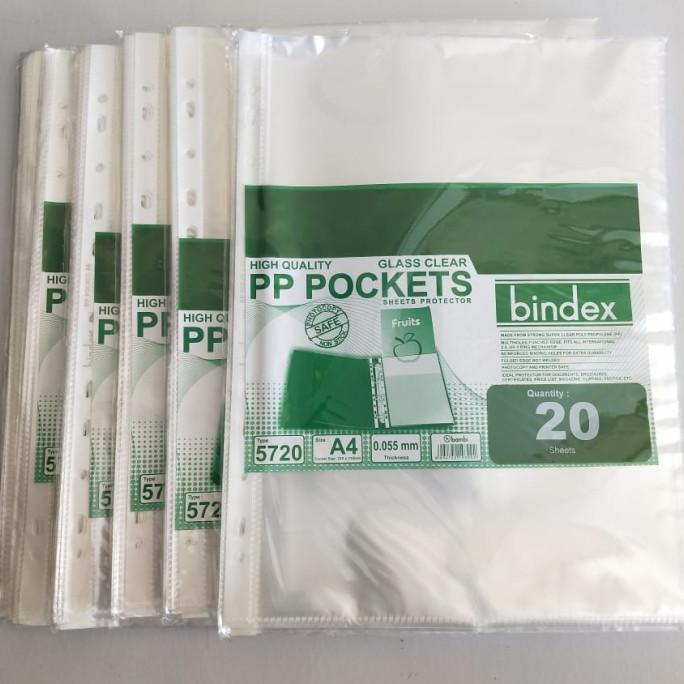 

READY COD Pp pocket 5720 bambi / bindex / plastik file / sekat kertas / A4 BERMUTU Kode 599