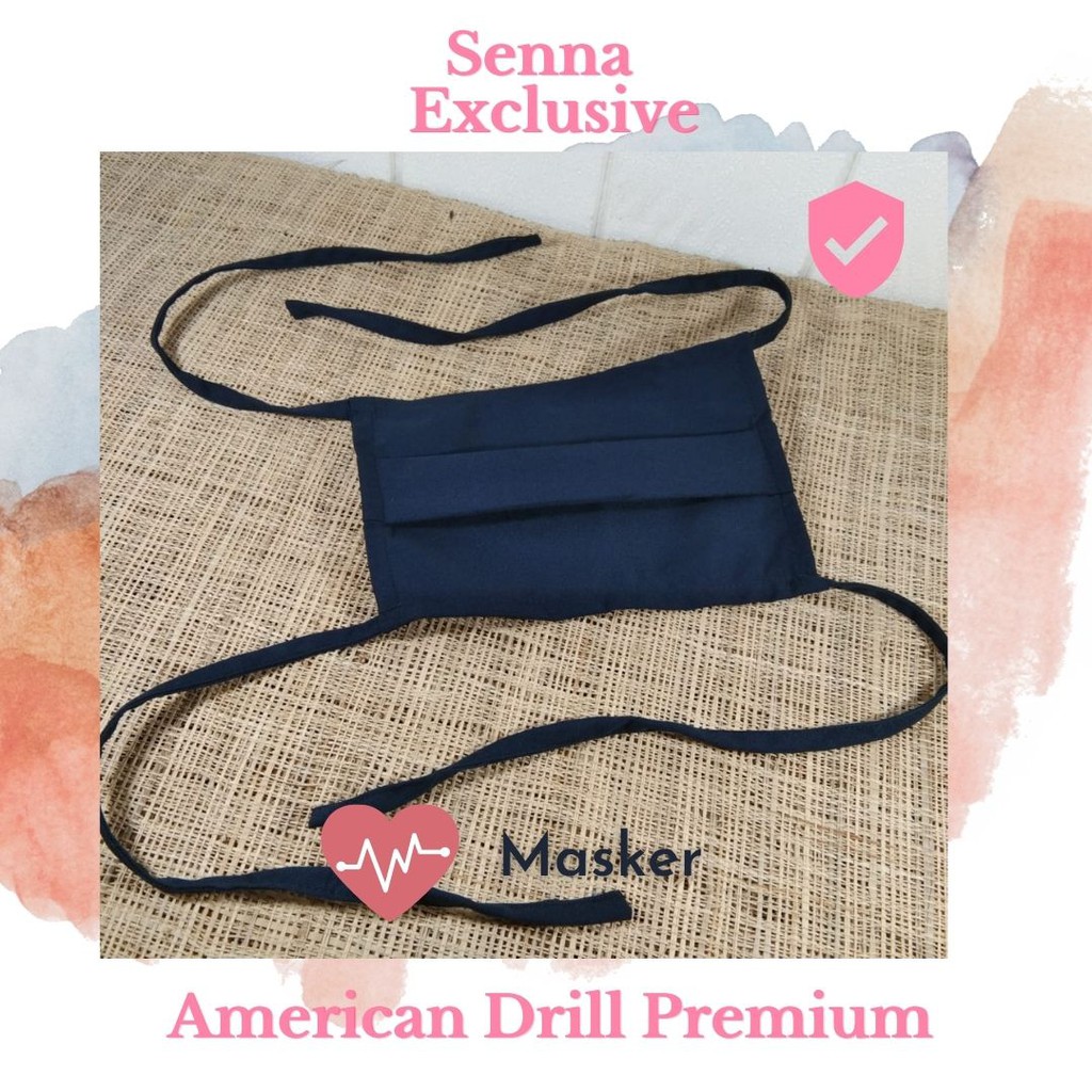 APD Gown Drill Lengkap Head Cap dan Masker Terlaris Drill America Apron Bedah Seragam Perawat Jubah