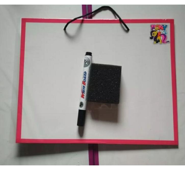 

[KODE IEPDS] papa tulis/papan tulis anak/white board/papan tulis gantung/papan tulis karakter/papan tulis gantung