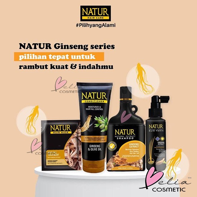 ❤ BELIA ❤ NATUR Hair Care Series | Shampoo, Conditioner, Hair Tonic, Hair Recovery Serum