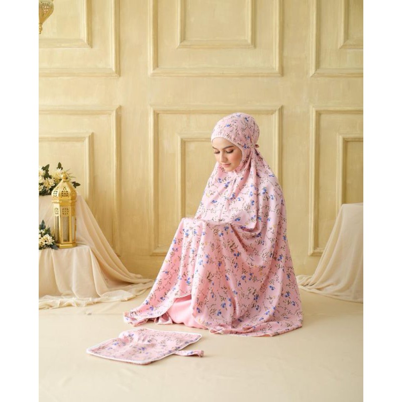 MUKENA RAYON ORI ZLATRA ROSE PINK
