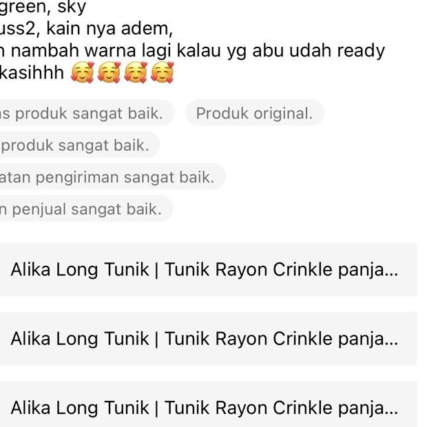 ALIKA LONG TUNIC | Tunik Rayon Crinkle panjang polos by @bf_label lebaran idul fitri