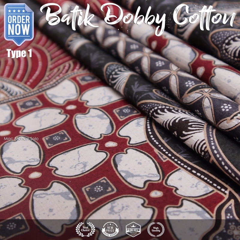 [EXCLUSIVE] NEW ARRIVAL BATIK DOBBY COTTON KAIN BATIK KATUN EXCLUSIVE NEW DESIGN PER 0.5M BY MACMOHAN