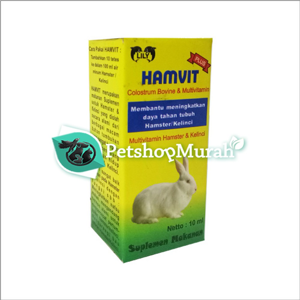 Vitamin Hamster &amp; Kelinci - HAMVIT 10 ml