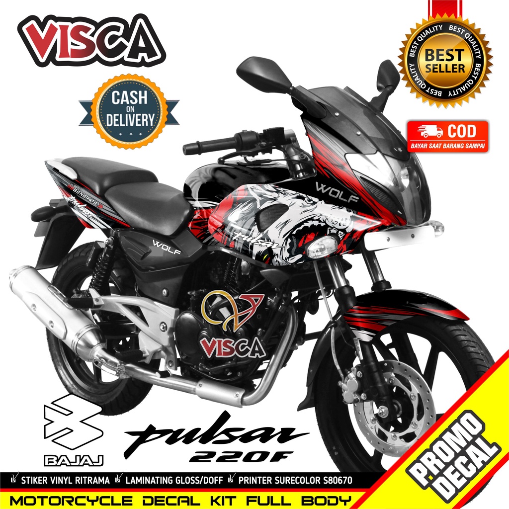 Decal Bajaj Pulsar Full Body Decal Bajaj Pulsar 220F Full Body Stiker Full Body Stiker Bajaj Pulsar 