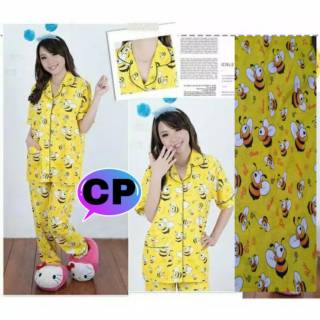 DTREE . baju tidur piyama cp karakter katun eropa | Shopee