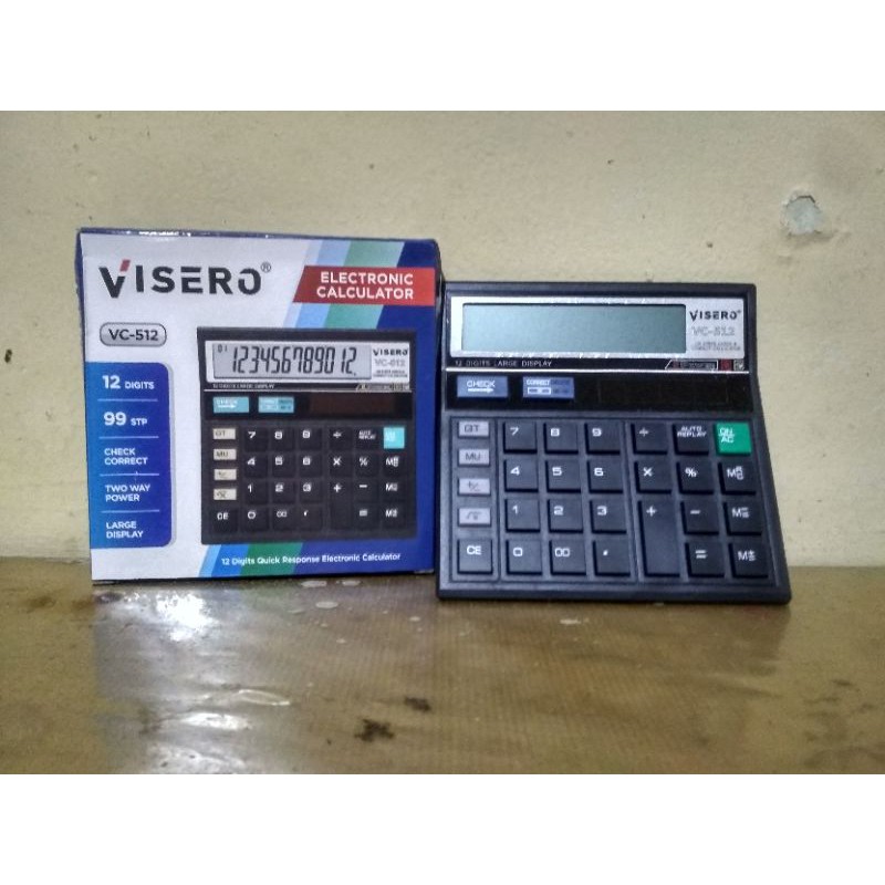 

kalkulator visero VC-512 (tombol check)