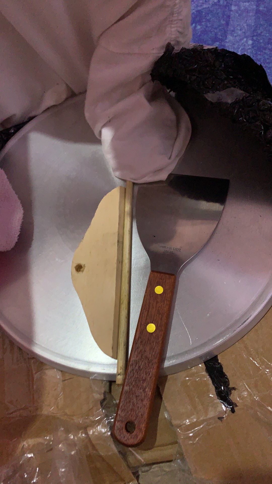 Promo Wajan Crepes Leker / Wajan Datar / Wajan Martabak / Loyang Kue / Free Scrapper &prata