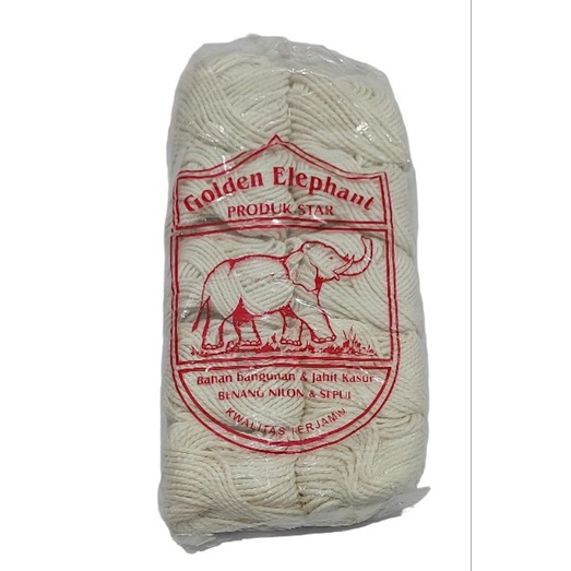 Benang Kasur / Tali Kasur / Tali Bendera Golden Elephant Grosir 10 Pcs