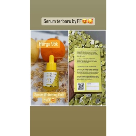 serum whitening glow ff