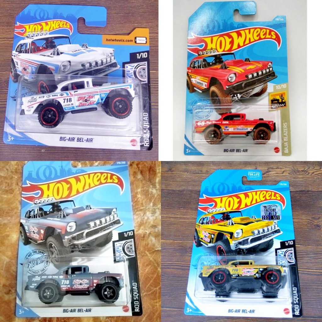 Diecast Hot Wheels BIG-AIR BEL-AIR Big Air Bel Air HW Hotwheels Merah Putih Silver Gasser Gold