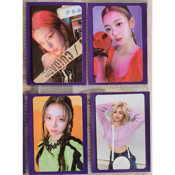 ITZY Guess Who & Light Ring Case Photocard PC Yeji Lia Ryujin Yuna