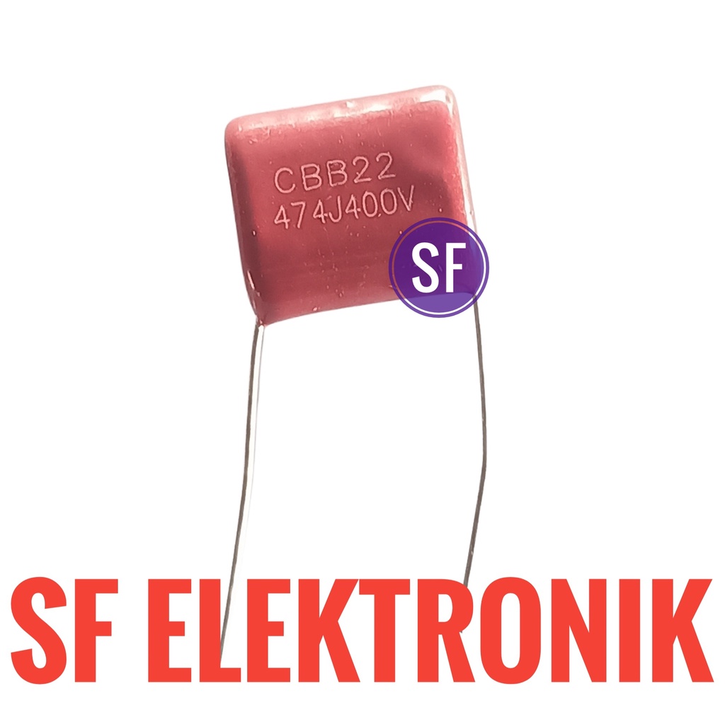 Kapasitor Capacitor Milar 474J-400V