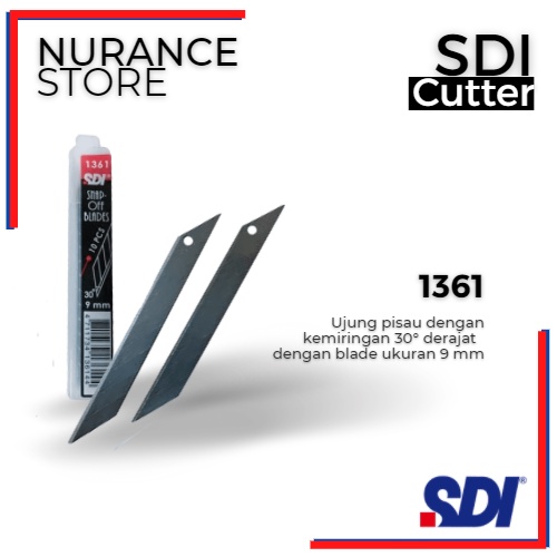 

REFILL CUTTER SDI 1361 (Ukuran 9 mm, 30 Derajat)