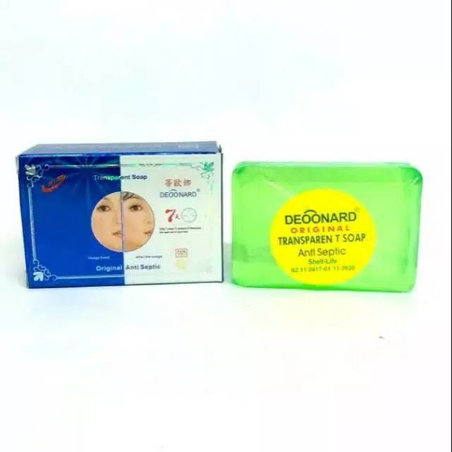 Sabun Deonard biru Transparant Acne