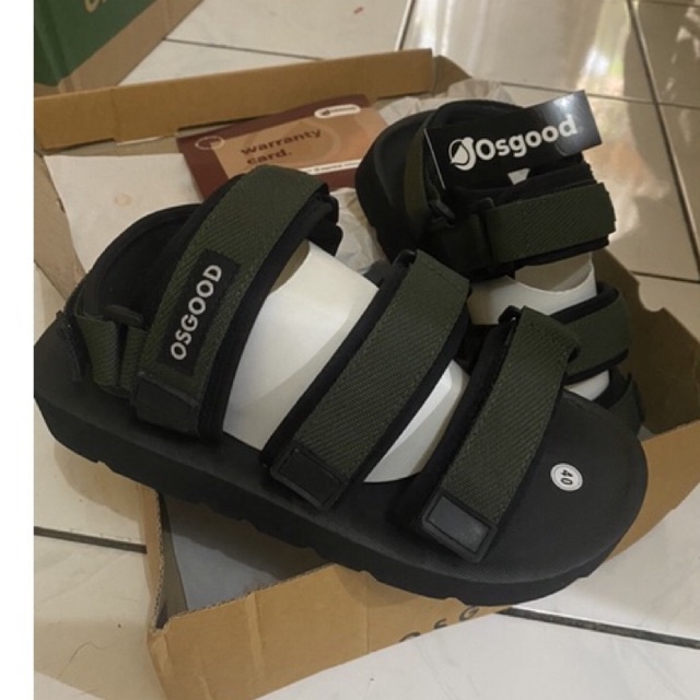 OSGOOD Sandal Gunung Traveling Premium Malmo Olive Black Size 40